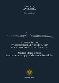 Studi di Antichità - Cover