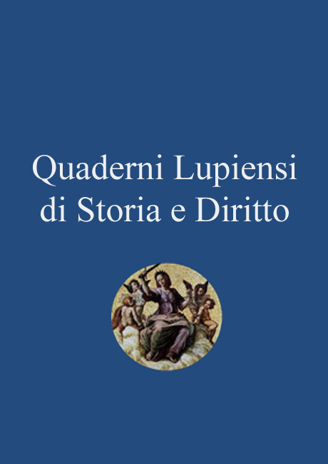 Quaderni Lupiensi di Storia e Diritto